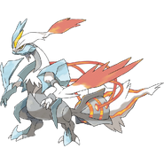 White Kyurem in Overdrive mode.