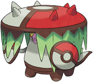 Brute Bonnet, a prehistoric relative of Amoonguss