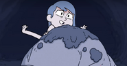 Hilda is nude, after she and Baba returned to normal.