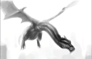 A concept art of a bulco having a more western wyvern appearance.