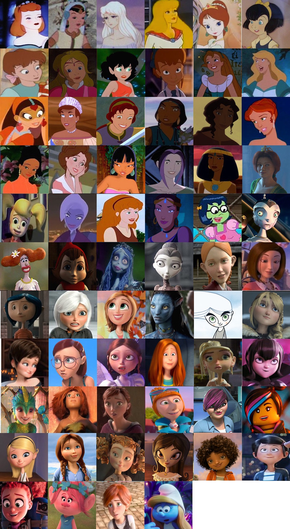 disney princess mouths