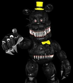 Five Nights At Freddy's 4 NIGHTMARE SHADOW FREDDY?!?!?! 