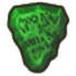 Emerald tablet shard