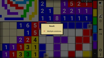 Result if Solver Matsumoto finds multiple solutions.