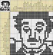 Black-and-White Nonograms, 30x30, Chaplin