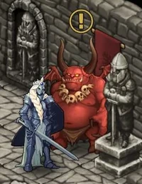 The boss from 5A appears in 4A with a yellow exclamation mark.