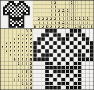 Black-and-White Nonograms, Fantasy RPG, Chainmail (15x15)