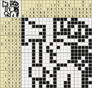 Black-and-White Nonograms, 20x20, Tomahawk