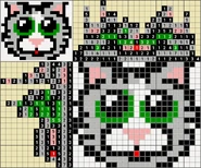 Colored Nonograms, Colored Nonograms by belko61 Part 3, Cat Vasily (23x19)
