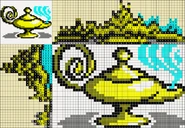 Colored Nonograms, Colored Nonograms by belko61 Part 1, Magic Lamp (51x32)