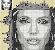 Colored Nonograms, Colored Nonograms by belko61 Part 3, Beaty Angelina (80x77)