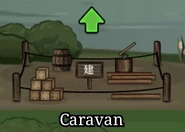 Caravan at 100% of resources supplied and timer at 0.