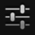 Settings icon (black background)