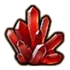 Red crystal