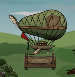 Airship at lvl. 1.