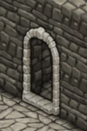 Doors in dungeon.