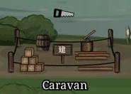 Caravan at 100% of resources supplied.