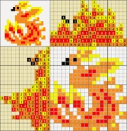 Colored Nonograms, Colored Nonograms by belko61 Part 3, Firebird (20x22)