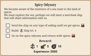 Spicy Odyssey quest