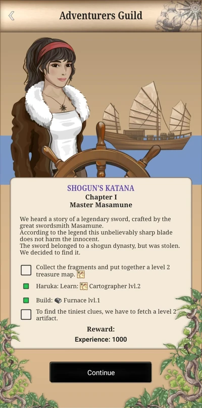 Shogun's Katana (beginning).