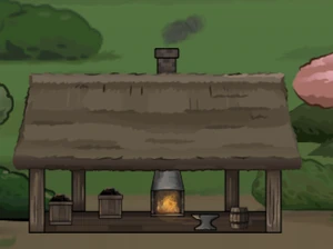 Smithy at lvl. 1.
