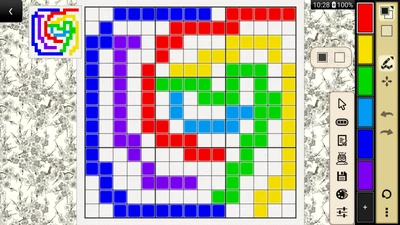 Mini toolbar (top right; left from colors).