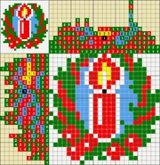 Colored Nonograms, Colored Nonograms by belko61 Part 3, Merry Christmas! (25x25)