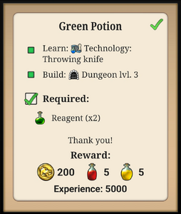 Green Potion (completed).