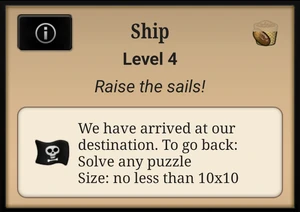 Treasure Island (route) at half point.