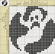 Black-and-White Nonograms, Golden Mean Part 2, Ghost (30x31)