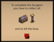 To complete the dungeon