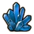 Blue crystal