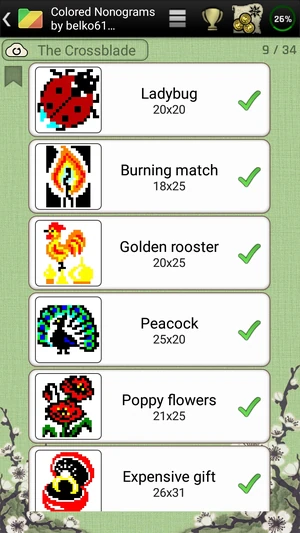 Bookmarked folder. Here the bookmark icon is colored now.