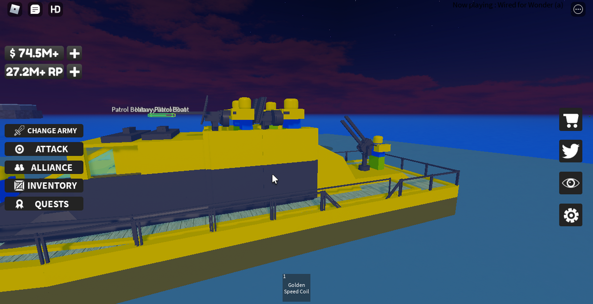 Heavy Patrol Boat Noob Army Tycoon Wiki Fandom 