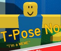 T-Pose Meme, Roblox Wiki