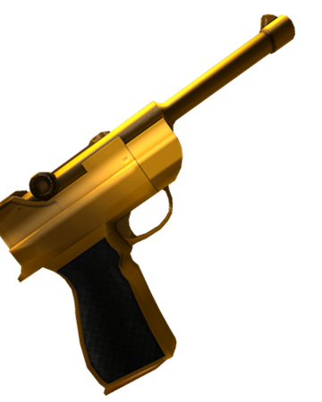 Golden Luger Noobs Vs Zombies Tycoon 2 Wiki Fandom - roblox noob holding gun