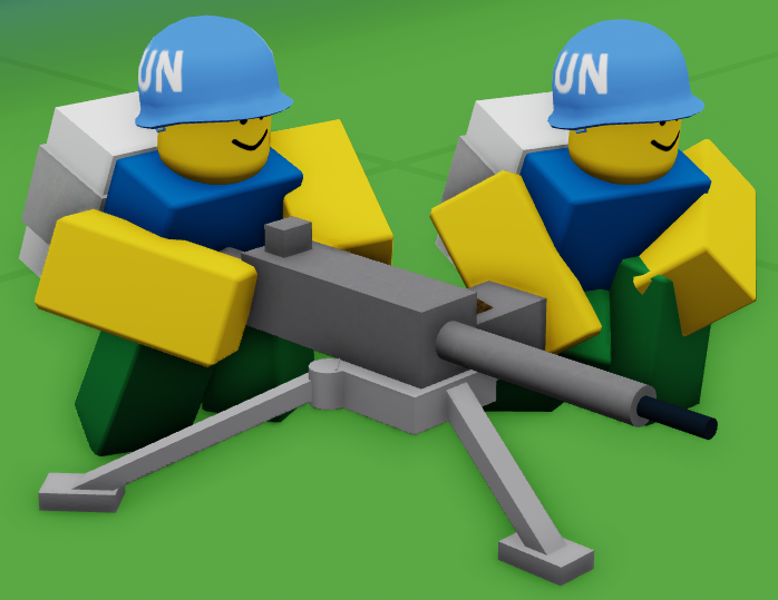 Unit - Review MG Gunner (Noobs in Combat) Roblox 