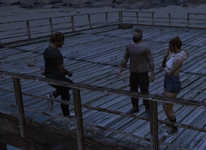 Marty speaks with Bane about the fallout of The Pack