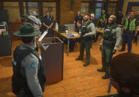 Bundy and Octo taking the oath to the Rangers March 9th, 2023