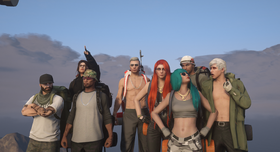 RUST Femly and friends go on a hiking trip