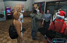 Cadet Eleanor Highwater scolding Dax, Flynn, Rylee, and James during their laundromat heist July 29, 2024