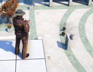 Ventura drinking coffee after Nino Chavez was shot December 23rd, 2024
