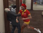 Molly punches Sven