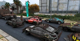 Host Vox Vultros at the Terror Circuit starting line April 19, 2025