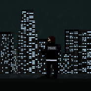 “It's a terrible night for rain.” Art by Orangetea