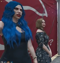 Veronica and Semlina at the market
