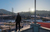 Sean overlooking The Yard