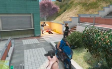 Wade repeatedly blasting Lullaby with a shotgun at the Vinewood Bowl July 28, 2025