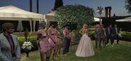 Gus attends Rose's wedding.