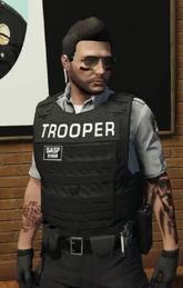 SASP Short Sleeve + Vest Outfit w/Aviators
